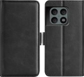 Mobigear Telefoonhoesje geschikt voor OnePlus 10 Pro Hoesje | Mobigear Slim Magnet Bookcase Portemonnee | Pasjeshouder voor 3 Pasjes | Telefoonhoesje voor Pinpas / OV Kaart / Rijbewijs - Zwart