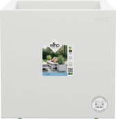 Elho Vivo Next Vierkant 30 - Plantenbak voor Binnen & Buiten - 100% Gerecycled Plastic - L 29.5 x H 29.5 cm - Wit