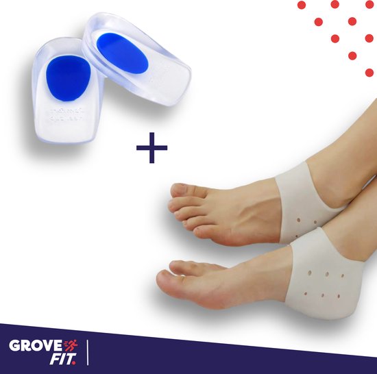 GroveFit - Hielbeschermer - Hielspoor - Hielsokken - Zooltjes -  Combinatiepakket L | bol.com