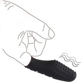 Vibrator, seksspeeltje voor vrouwen mannen en paren, massagehulpmiddel, stimulator bij voorspel, zwart, 60 g