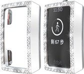 Strap-it Fitbit Charge 3 / 4 Diamond PC hard case - zilver