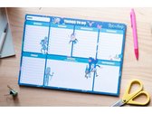 weekplanner Rick & Morty A4 blauw 54 vellen