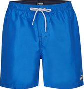 Happy Shorts Zwemshort Heren Sea Blue Effen Blauw - Maat M - Zwembroek