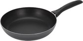 Excellent Houseware Aluminium Koekenpan 28 cm Zwart