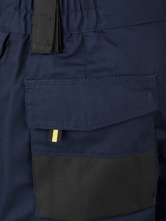STØRVIK Job Pantalon de travail Court Homme - Taille 3XL - Bleu foncé