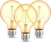B.K.Licht - Filament lamp - E27 lichtbronnen - 2.200 K - 4W - amber - 3 stuck
