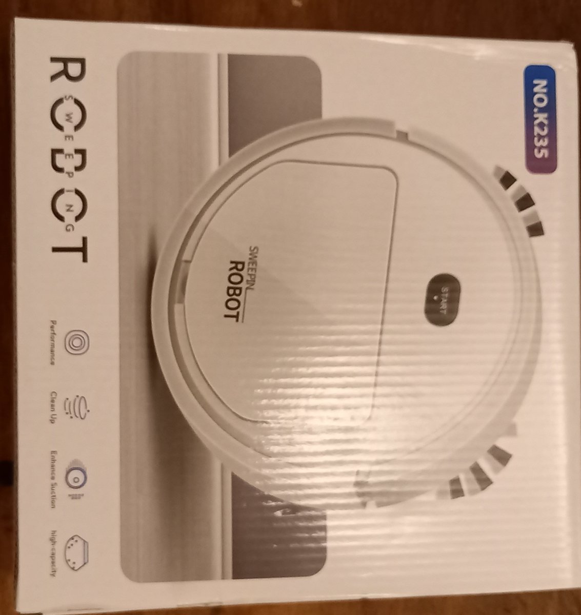 3 in 1 smart robotstofzuiger wit sweepin Robot Stofzuigen Vegen