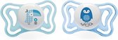 fopspeen Physio Light jongens siliconen blauw 2 stuks