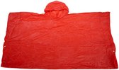 regenponcho PVC rood one-size