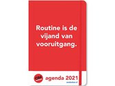 agenda Omdenken 2022 hardcover 12,7 x 17,8 cm rood/wit
