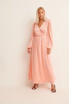 NA-KD Robe Maxi Structurée à Manches Balloon Robe Femme - Taille 40