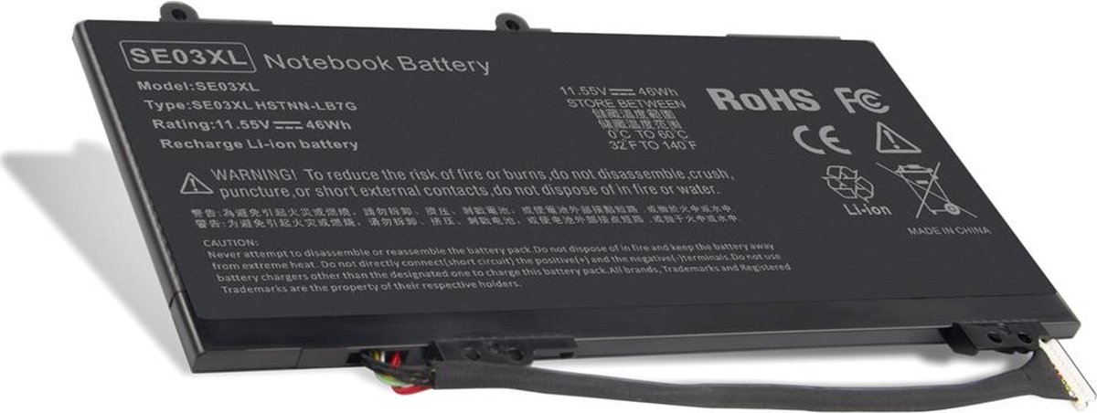 SOLID - Compatible Accu voor HP Pavilion 14-AL Series / 11.55V - P/N: SE03XL