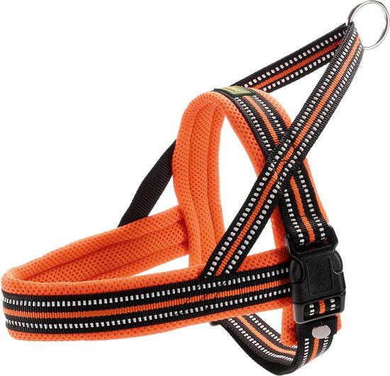 Hunter Harnas Norweger Racing Nylon Grijs&Zwart - Hondenharnas - Harnas