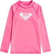 Roxy - UV Rashguard voor meisjes - Whole Hearted - Longsleeve - Pink Guava - maat 92cm