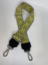 Schoudertas band - Hengsel - Bag strap - Fabric straps - Boho - Chique - Chic - Psychedelische kleur