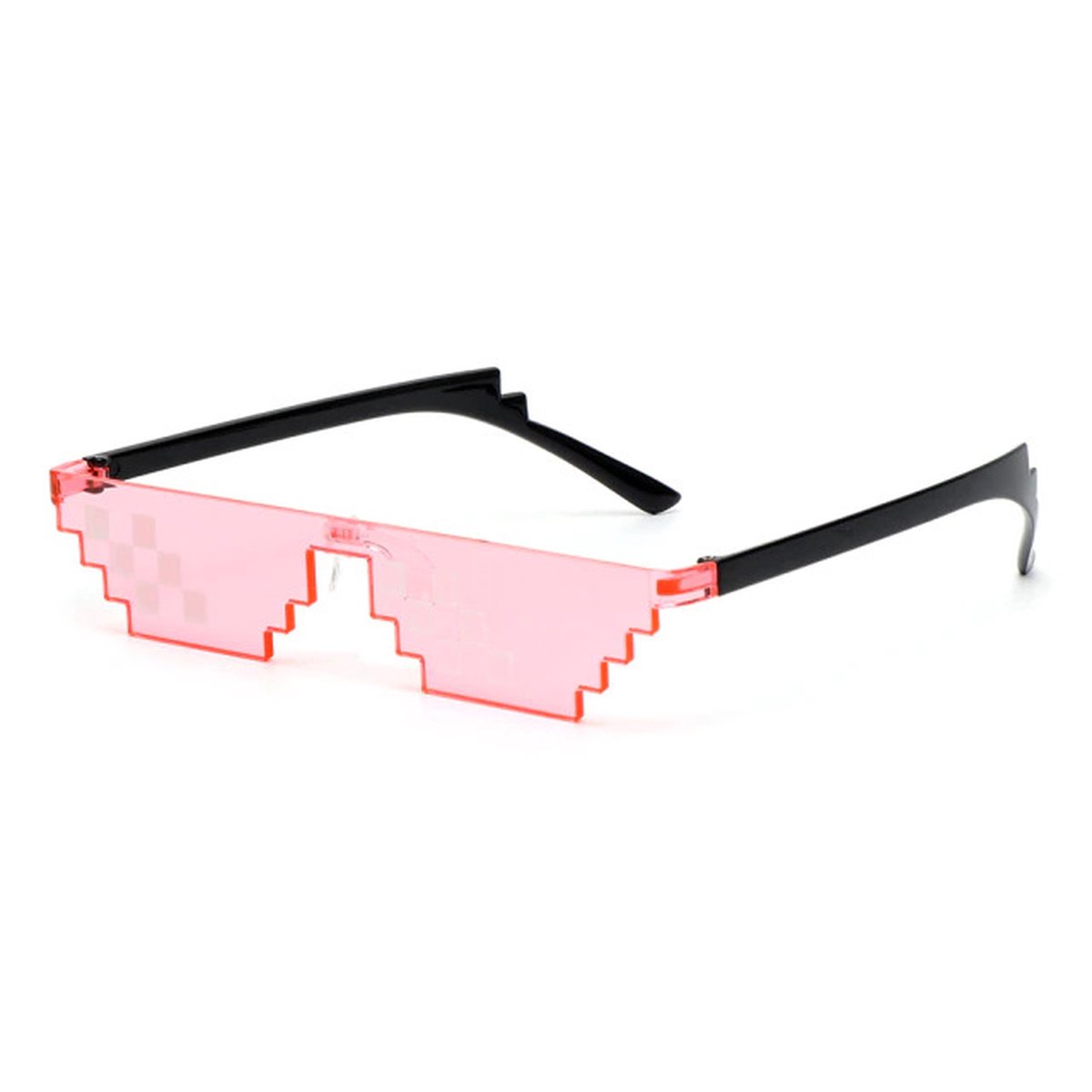 Basic caleidoscoop bril zwart | flower - Freaky Glasses
