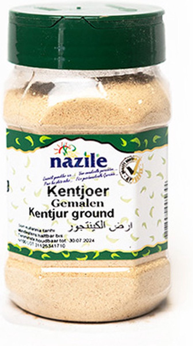 Goedkoopste Nazile Kentjoer (kencur/kentjur) (Gemalen) 2 x 200 Gram