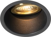 QAZQA alloy - Moderne Inbouwspot - 1 lichts - Ø 8.8 cm - Goud/messing - Woonkamer | Slaapkamer | Keuken
