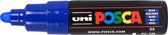 Krijtstift - Chalkmarker - Universele Marker - Uni Posca Marker - donkerblauw - PC-7M - 4,5mm - 5,5mm - Medium Punt - 1 stuk
