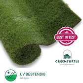 Bol.com Green Turtle Premium Kunstgras - Grastapijt - 200x400cm - 26mm - CENTRAL PARK/STANLEY PARK - Artificieel Gras - Grastapi... aanbieding