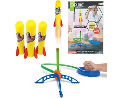 foto van Explore - Luchtdruk Raket Blaster set met pomp