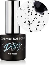 Cosmetics Zone UV/LED Gellak Dotsy Topcoat No Wipe 7ml. - Transparant - Glanzend - Top en/of basecoat