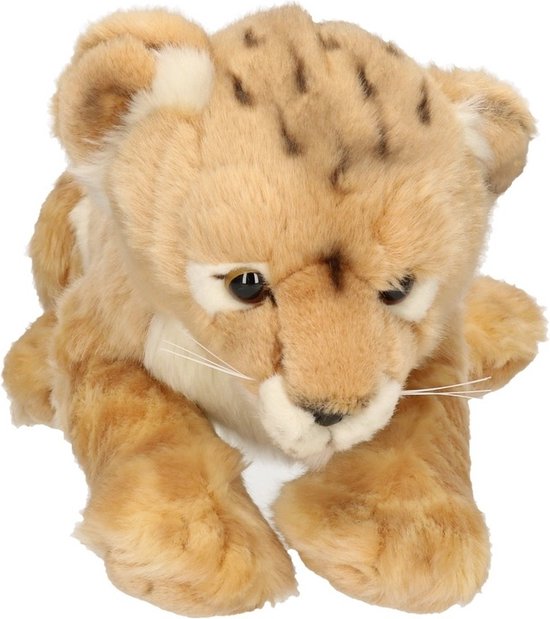 Foto: Carldick pluche leeuwen welpje knuffel lichtbruin 32 cm leeuwen dieren