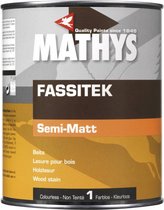 Mathys Fassitek Semi-Matt - 11 - Natuur Eik - 1 l - 15 m²/l