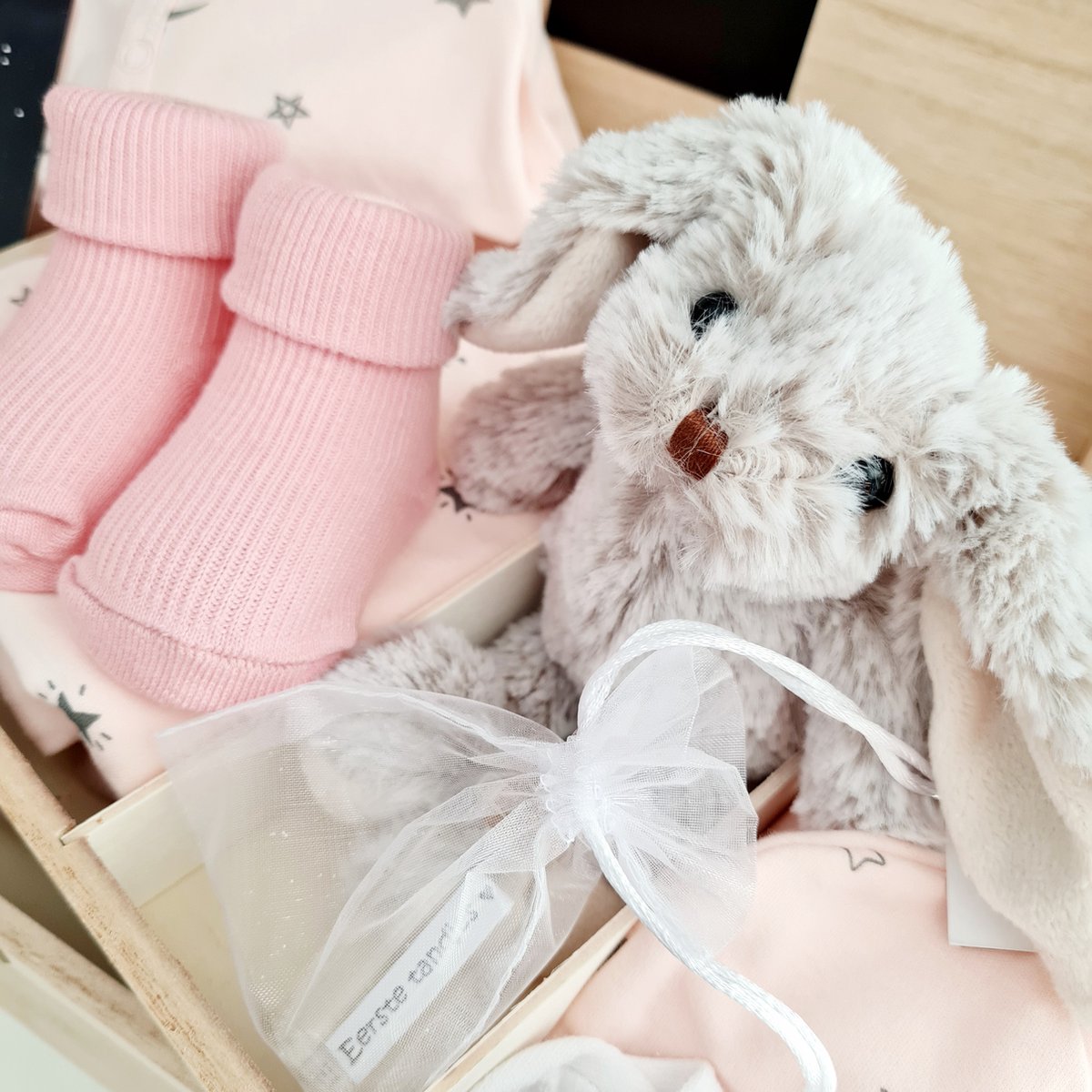 Kraam cadeau baby box - pas geboren baby - baby shower Meisje - baby geschenk - geboorte cadeau voor meisje - 10 in 1 cadeau – foto 3