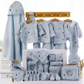 22 pièces Vêtements Bébé nouveau-né Garçons | Cadeau Bébé - 22 pièces | Cadeau de décrochage | Set Cadeau Baby Shower | 0-6 mois