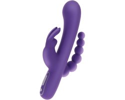 TOY JOY - SILICONE USB TRIPLE PLEASURE VIBRATOR