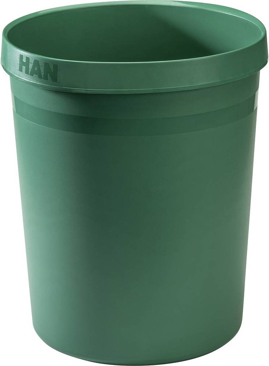 Goedkoopste HAN GRIP KARMA 18198-05 Prullenbak 18 l (Ø x h) 312 mm x 350 mm Kringloop kunststof Groen 1 stuk(s