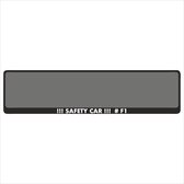 Kentekenplaathouder - Auto - Met Tekst - Safety Car - Voor Kentekenplaat 520x110mm