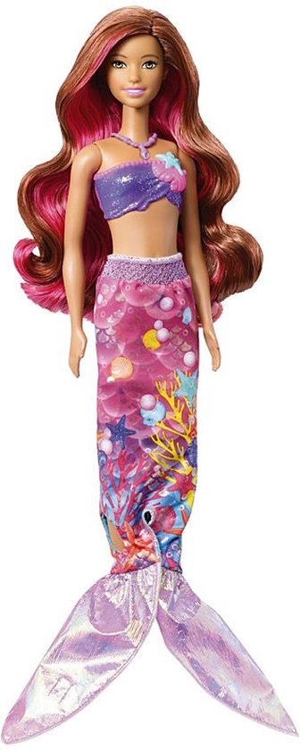 Barbie Magische Dolfijn Transformerende Zeemeerminpop - Barbiepop | bol.com