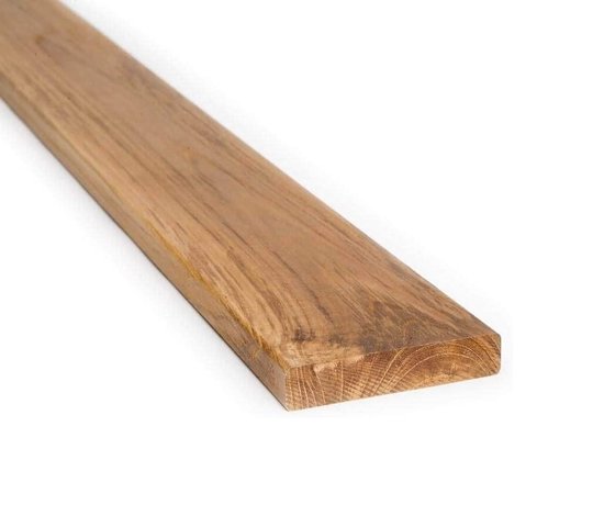 Hardydeck© - teak houten planken 21mm dik x 80mm breed x lengte 150cm -  prijs incl... | bol.com