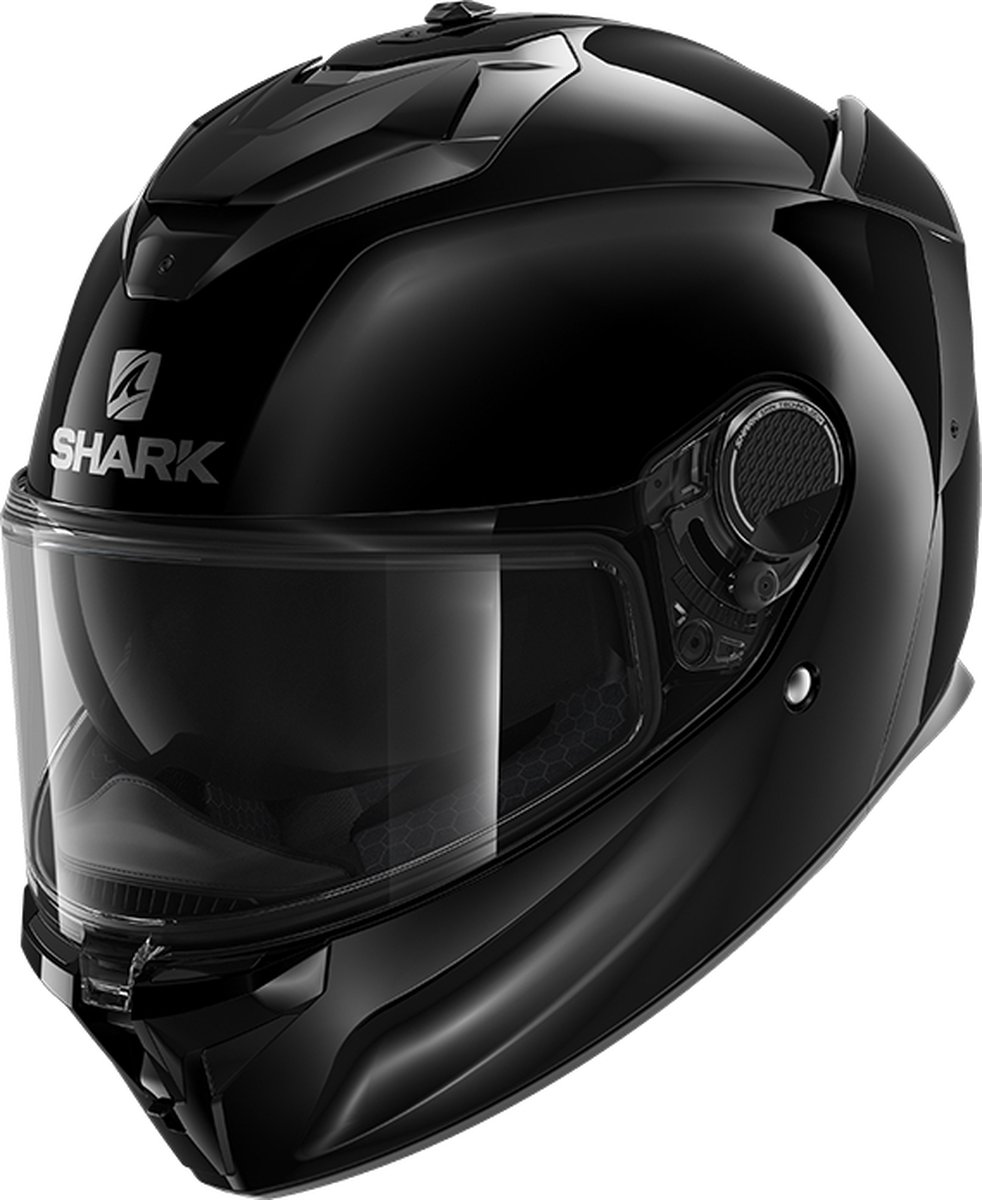 SHARK Spartan GT Blank Motorhelm Integraalhelm Zwart - Maat M