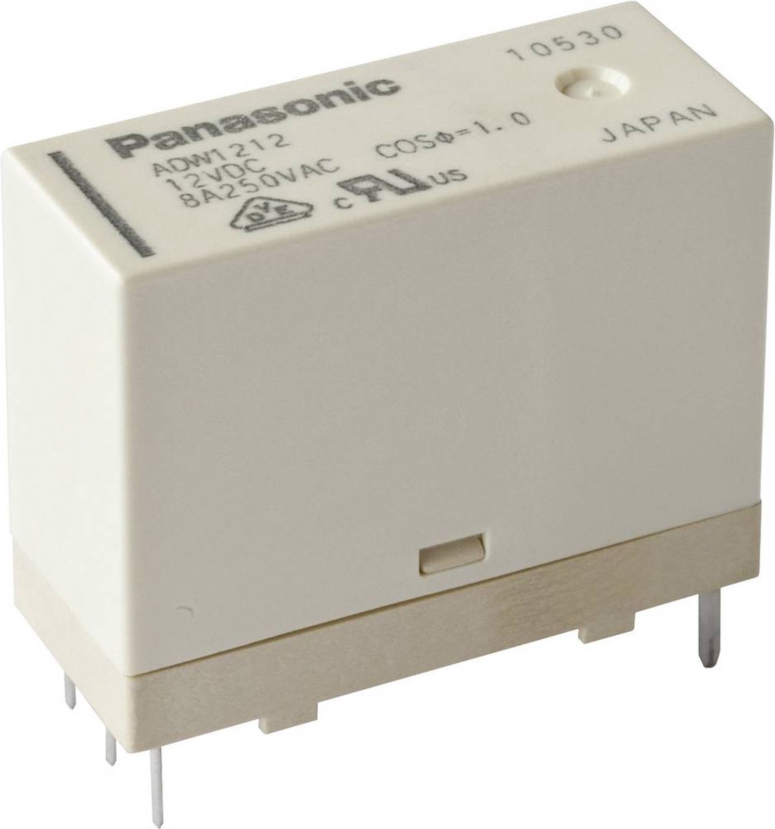 Panasonic ADW1112HLW Printrelais 12 V/DC 16 A 1x NO 1 stuk(s)
