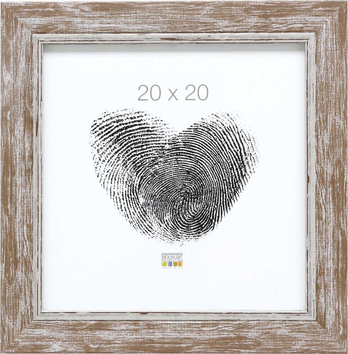 Deknudt Frames fotolijst S45VY3 - beige geschilderd - foto 20x20 cm
