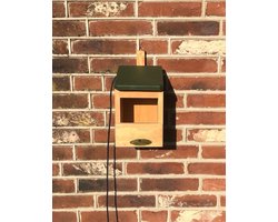 Nestkastje halfopen - Vogelhuis met Wifi camera