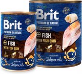 Brit Premium Cans Fish with Fish Skin 400  g (6)