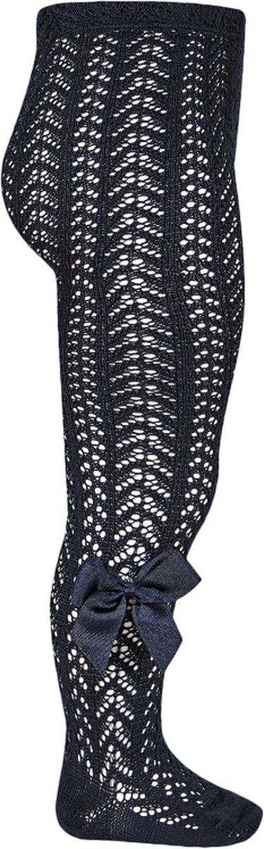 Cóndor Maillot Opengewerkt Grosgrain Strik | 2530/1 | Donkerblauw | 12-18 mnd | maat 1