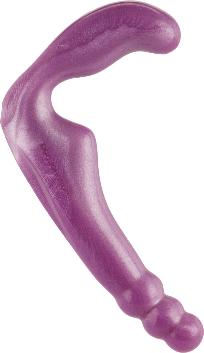 Goedkoopste Doc Johnson Platinum Premium voorbinddildo The Gal Pal paars - 19,3 cm