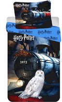 KD® - Harry Potter, Hogwarts Express - Dekbedovertrek - Eenpersoons - 140 x 200 cm - Katoen