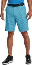 UA Drive Bedrukt Short-Fresco Blauw / Cruise Blauw / Halo Grijs