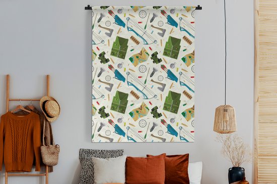 Tapisserie - Tapisserie - Noeud - Billes - Motifs - 150x200 cm - Tapisserie