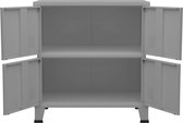 Archiefkast 75x40x80 cm staal antracietkleurig