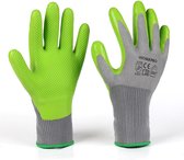 Workpro 6 Paar Tuin Handschoenen - Werkhandschoenen - 6 Stuks - Met Gecoate Palm - Groen