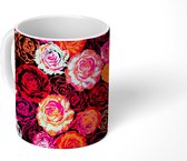 Mok - Koffiemok - Rozen - Patronen - Bloemen - Mokken - 350 ML - Beker - Koffiemokken - Theemok