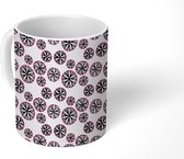 Mok - Koffiemok - Zaden - Abstract - Patronen - Mokken - 350 ML - Beker - Koffiemokken - Theemok