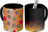 Magische Mok - Foto op Warmte Mokken - Koffiemok - Snoep - Patronen - Koek - Magic Mok - Beker - 350 ML - Theemok